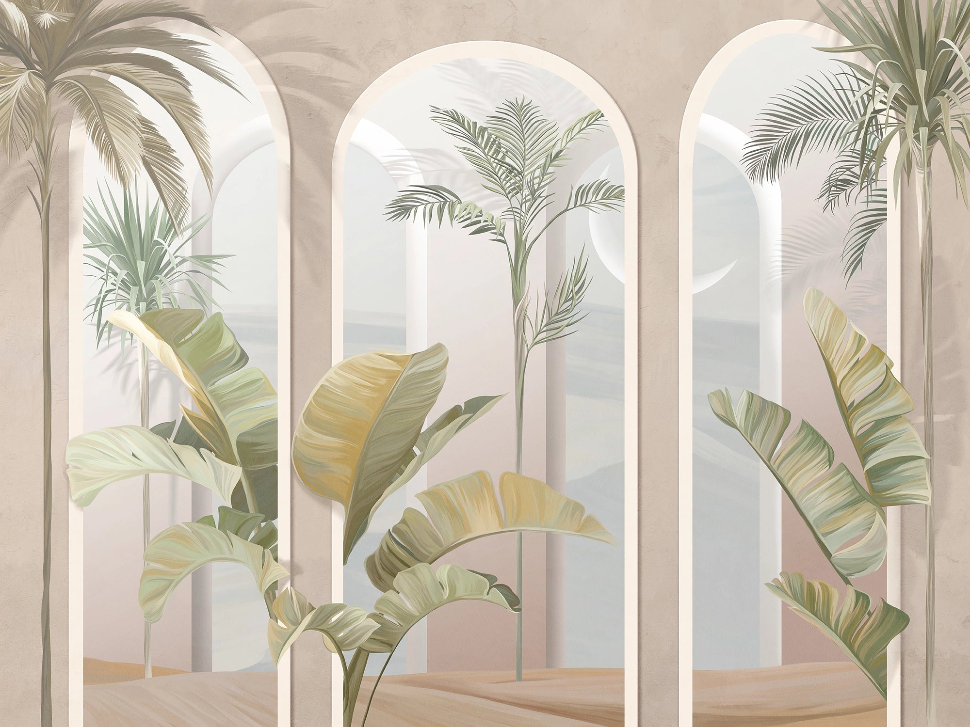 Papier Peint Arche Jungle Tropicale