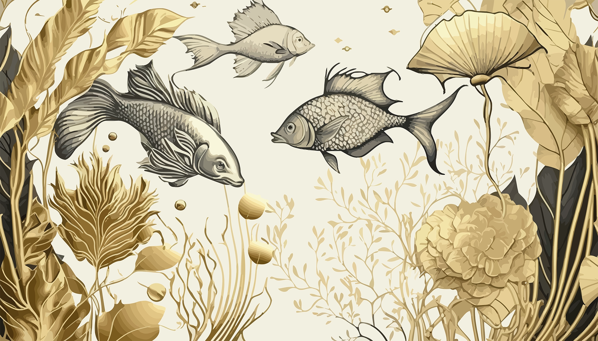 Gold Fish Wallpaper