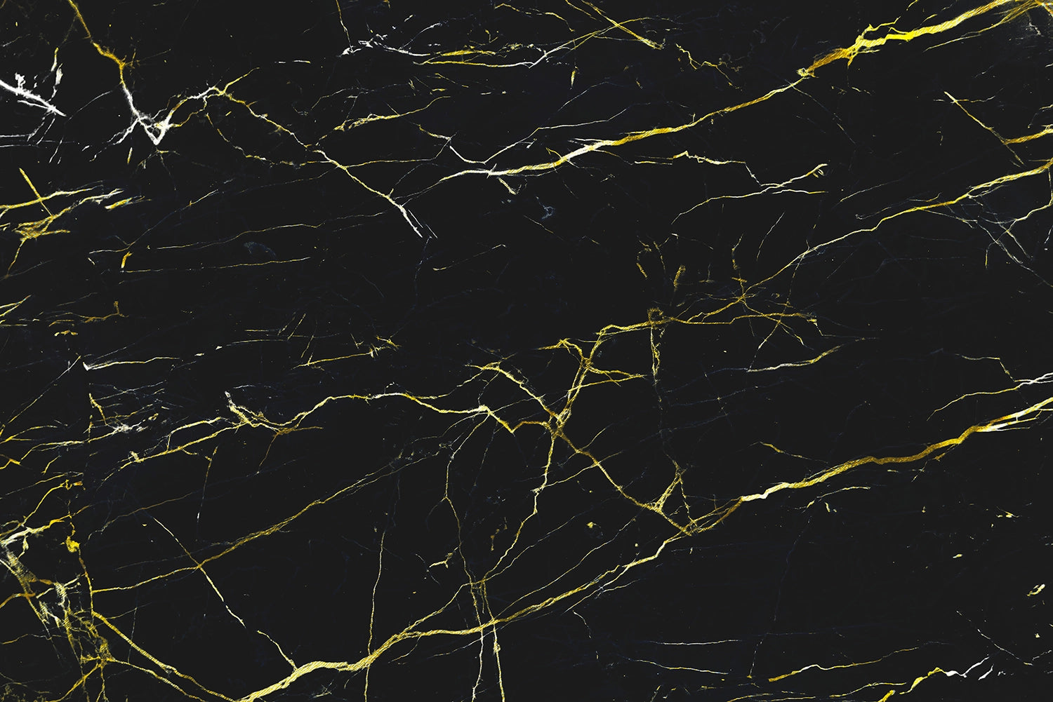 Black and yellow marble effect wallpaper