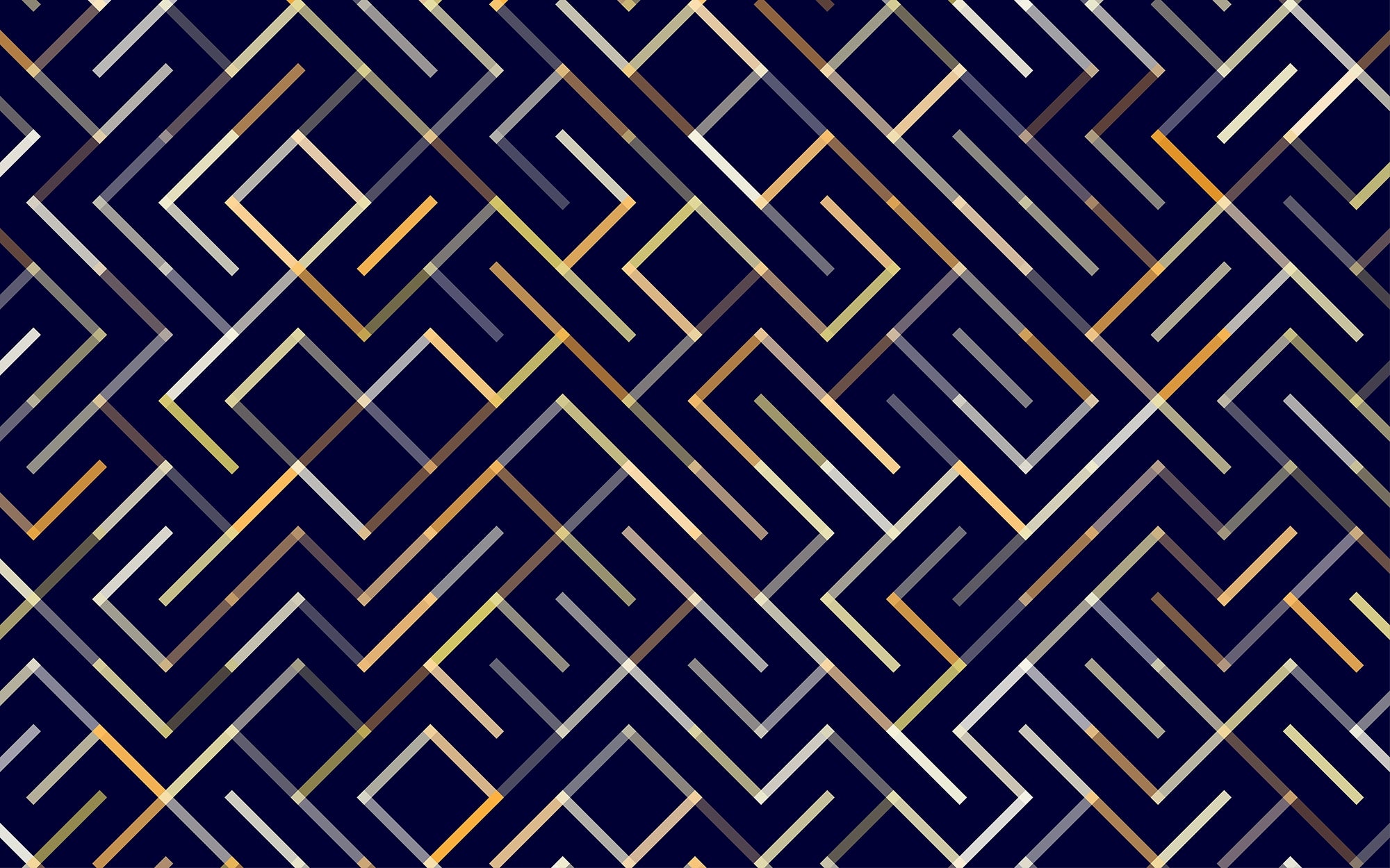 Blue geometric wallpaper