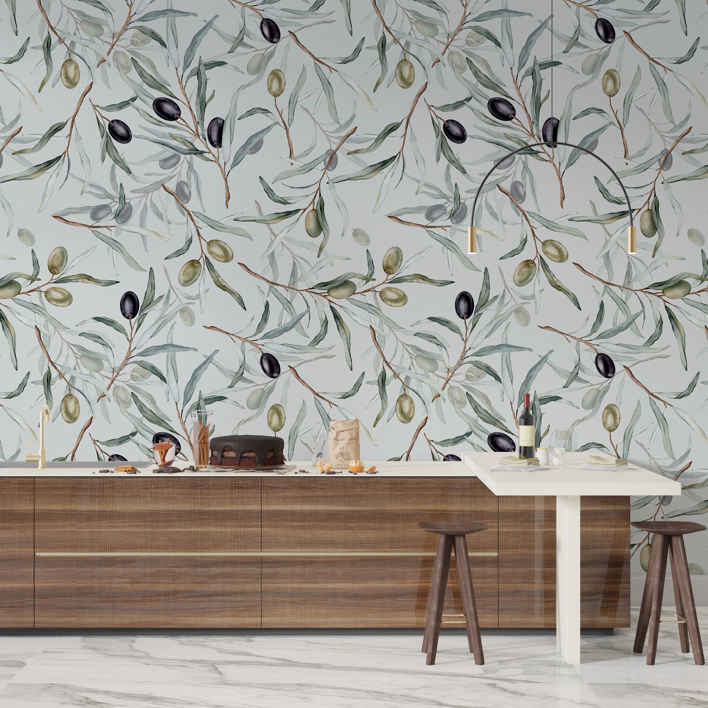 Olive Branches Wallpaper