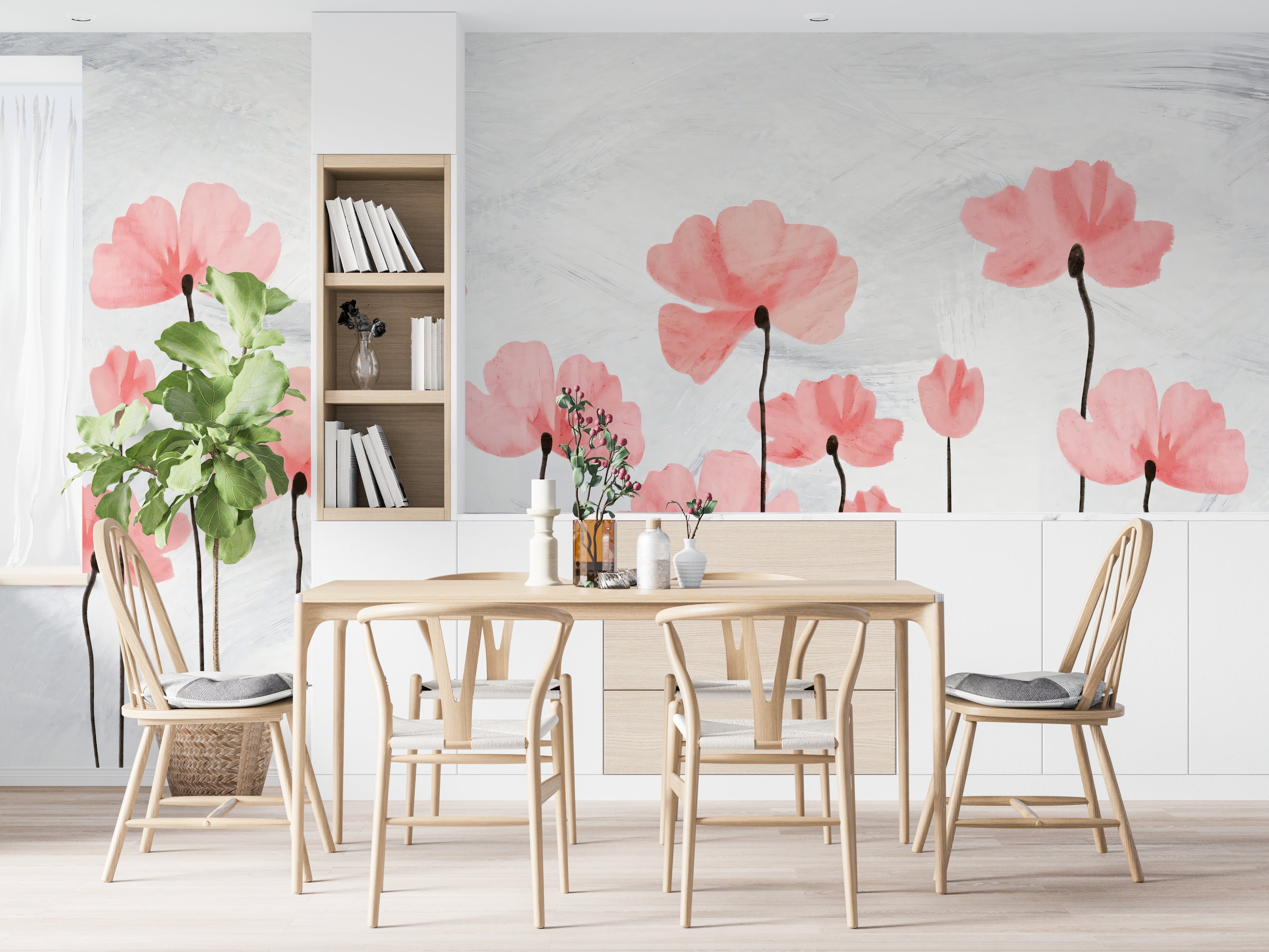 Pink poppy wallpaper