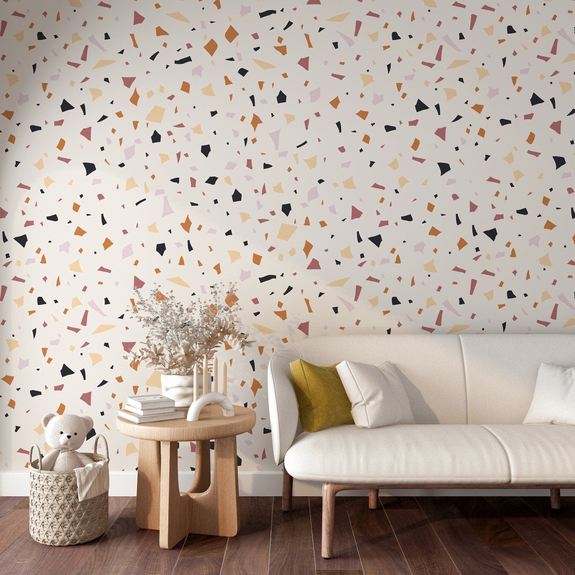 Papier Peint imitation Terrazzo - Kam & Leon