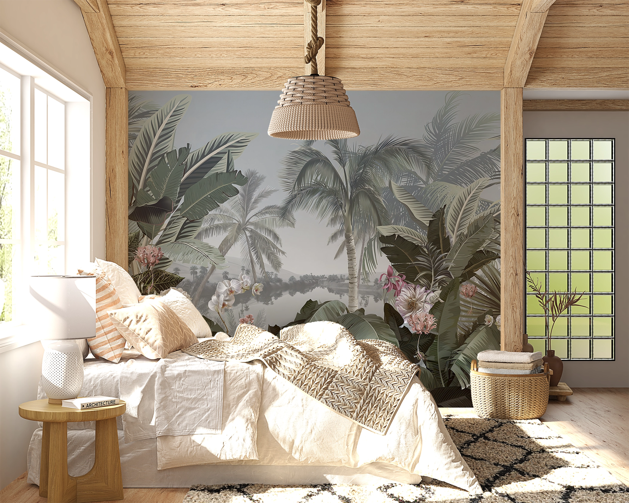 Papier peint tendance Jungle Luxuriante - Kam & Leon