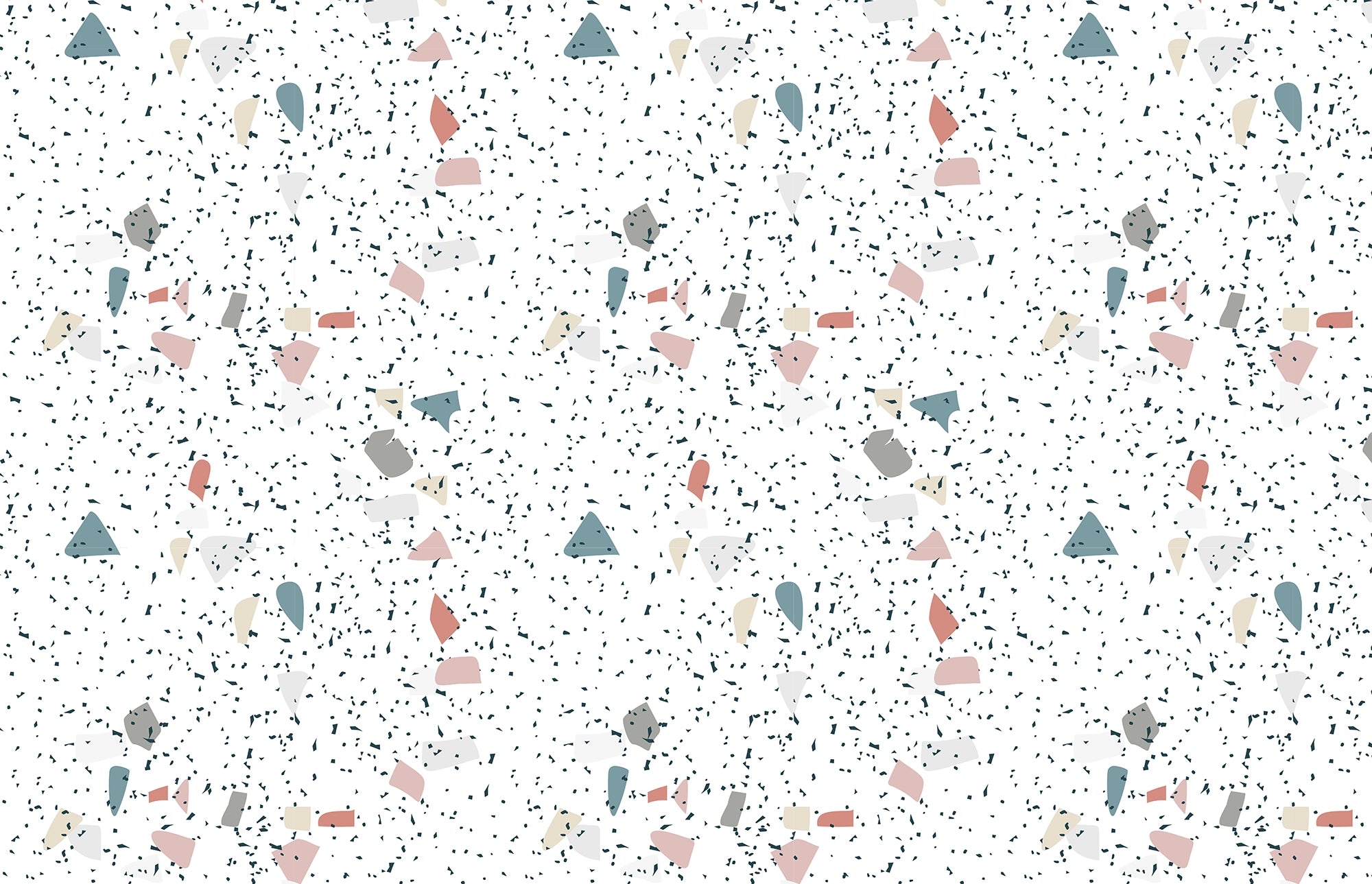 Geometric Terrazzo Wallpaper 