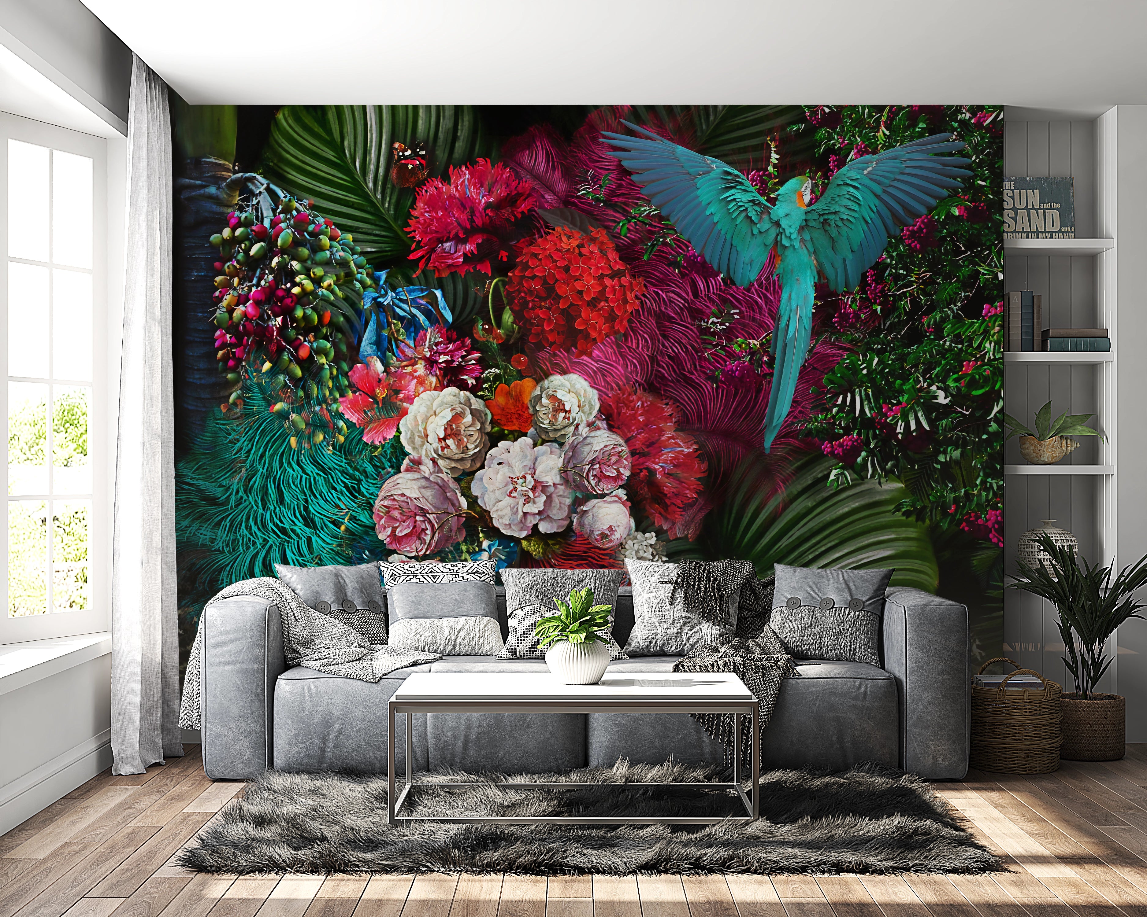 Parrot wall tapestry 